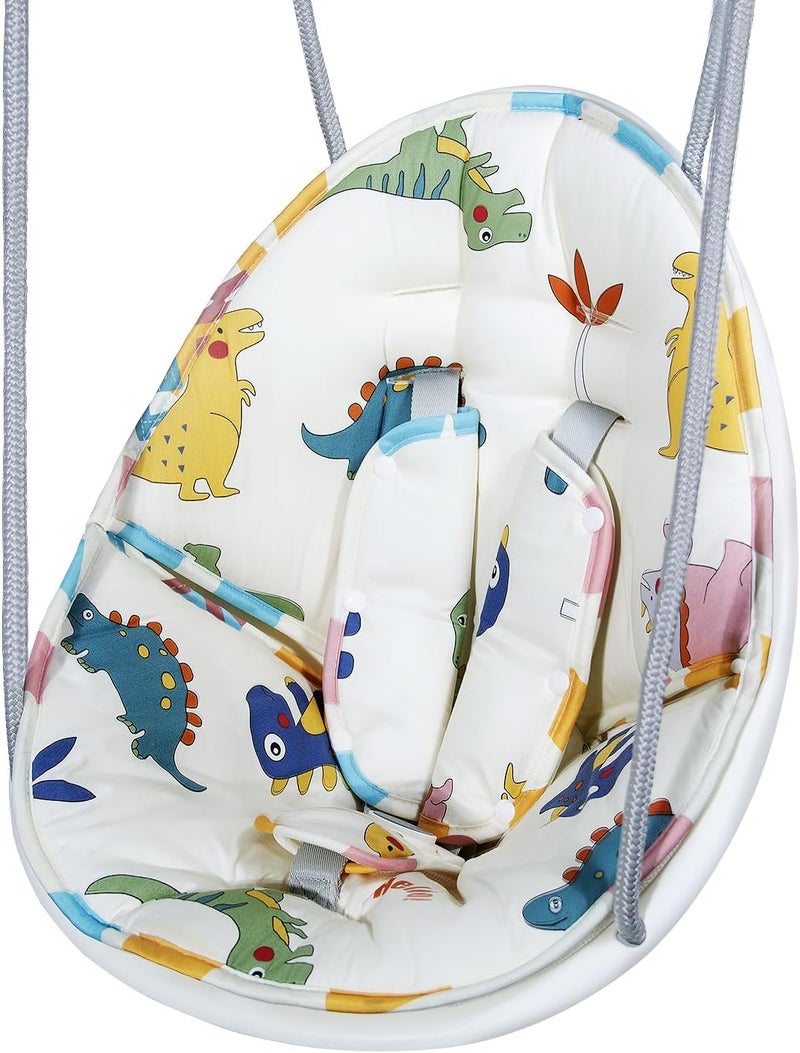 FEISIKE Toddler Swing Cushion - Baby Swing Outdoor Seat Insert Pad Compatible with Coconut Toddler Swing Egg Swing for Toddlers Ages 6-36 Months, Detachable and Washable(Swing Not Included) - Image 1